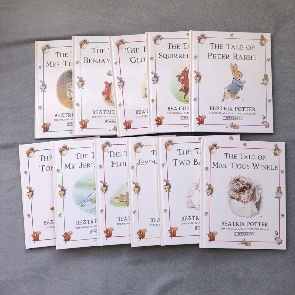 Beatrix Potter Books Set of 11 Hardcover